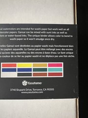 Authentic Japanese Gansai Watercolor Paints (WC211) Brand New