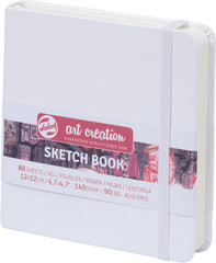 Sketchbook White 12X12 Cm, 140 Grams Office Product