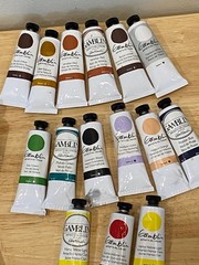 23 GAMBLIN ARTISTS OIL COLORS PAINT 37ml NEW Series 1-6 1 lrg tube & Galkyd Lit