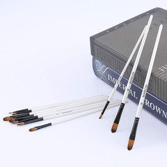 Filbert Paint Brushes Set, 12 PCS Artist Brush for Acrylic Oil Watercolor Gou…