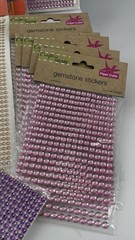 16 Bling Rhinestone Sticker Sheets Lot Crafter’s Square Say It In Crystals Pink