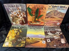 LOT H: 6 WALTER FOSTER ART INSTRUCTION BOOKS,Free Shipping! Seascapes,Landscapes