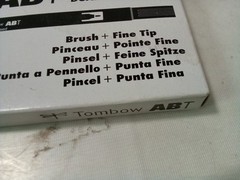Tombow ABT Dual Brush Pens, Water-Based 6pcs Poppy Red