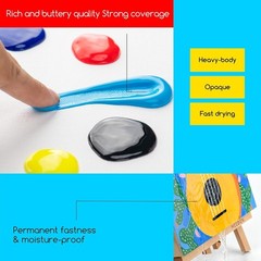 Extra Large 67 oz Titanium White Acrylic Paint – High Coverage & Safe for All