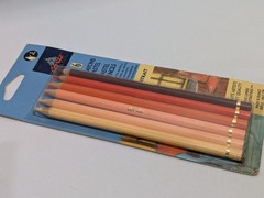 New Sealed Conte Pastel Pencils Portrait Set of 6 Made in France Artist Quality