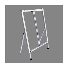 Bob Ross 2-in-1Floor Standing Tabletop Studio Easel – 4 Legged Metal (White)