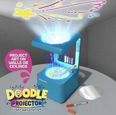 Discovery Doodle Projector Light Art Station Box IncompleteMissingMarkers &Discs