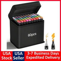 80/168/262 Colors Dual Tip Markers Drawing Markers Set Dual Tip Alcohol Markers