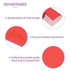 DMiotech 10 Pack Sanded Pastel Papers 11 x 8 Inch, Multicolor multicolor
