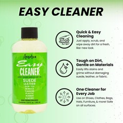Angelus Easy Cleaner, Premium Shoe Safe 8.6 Fl Oz (Pack of 1), Clear