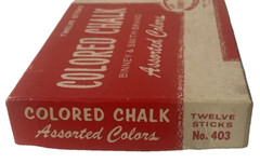 Binney & Smith Brand Crayola Makers Colored Chalk Box Assorted Colors #403 READ*
