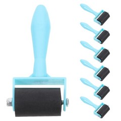 7 Pcs Rubber Roller for Crafts Printmaking Art Tools Ink Printing