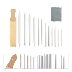 1 Set Sketch Tool Set Blending Stump Drawing Sketching Kit Assorted Color