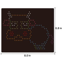 Ayidawedo 20PCS Refill Templates for Light Up 6.8×8 inches, Colorful