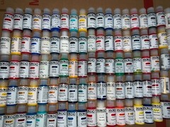 Golden Fluid acrylic colors paint ( lot of 100)1oz