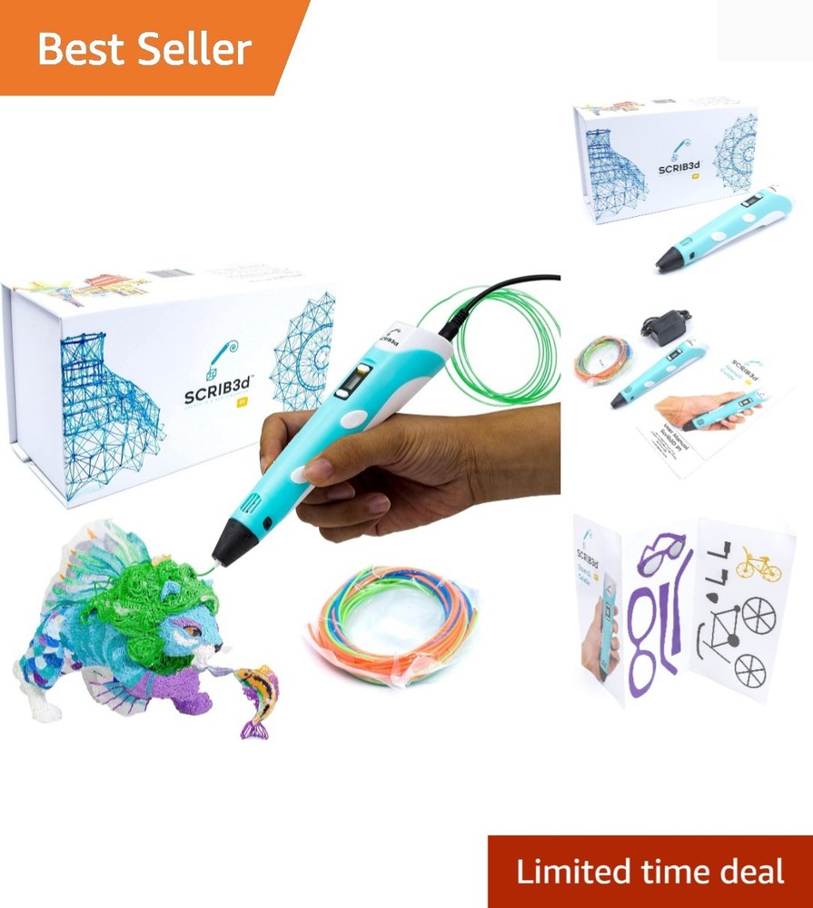 Versatile 3D Printing Pen with Adjustable Speed – Ideal for All Creatives