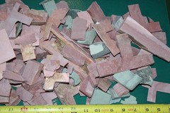 4 pounds Catlinite or Pipestone for crafts including slabs & peace pipe patterns