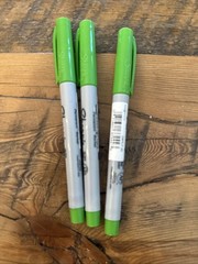 3 Sharpie Marker – Ultra-Fine – Lime New