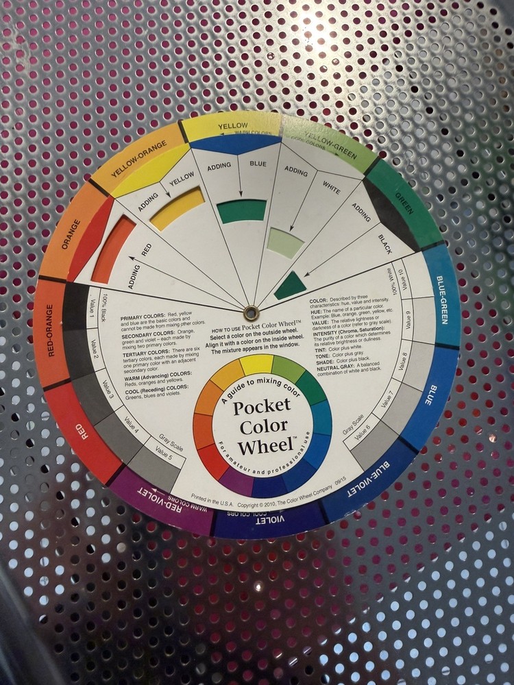 Pocket Color Wheel for Artists (The Color Wheel Company) – EUC – Free Shipping