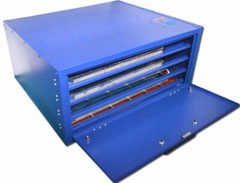 Silk Screen Drying Cabinet 4 Layers 25*21in Working Area Horizontal Dryed Box
