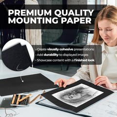 11×17 Art Portfolio Binder, 24 Sleeves, AcidFree Storage for Artwork Display