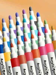 80pcs Acrylic Marker Pen Set Waterproof DIY Art Graffiti Painting Markers