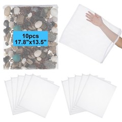Abbylike 10pcs Large Filter Media Bag with Plastic Zipper 17.8″ x 13.5″ Reusa…