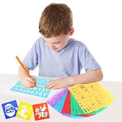 26pcs Plastic Drawing Stencils Set with 26pc Stencil Drawing