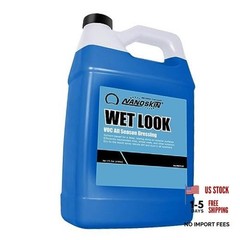 WET LOOK All Season Dressing 1 Gallon – Exterior Rubber 128 Fl Oz (Pack of 1)