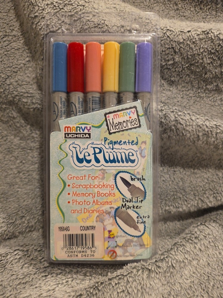 Marvy Uchida Pigmented Le Plume Dual Tip Markers