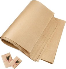 70gsm Eco-Friendly 18”x 24” Brown Kraft Paper – 200 Sheets for Arts and Wrapping