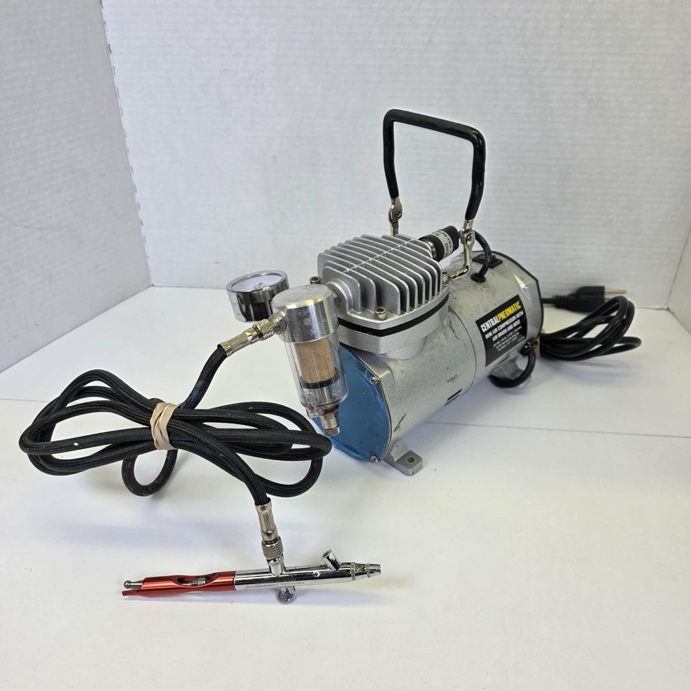 Central Pneumatic 1/5 HP Mini Airbrush Compressor (Model 95810 / 60328)