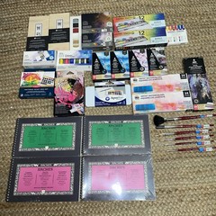 LOT of 296 Daniel Smith, Arteza, Winsor & Newton Watercolor Paints & Paper NEW