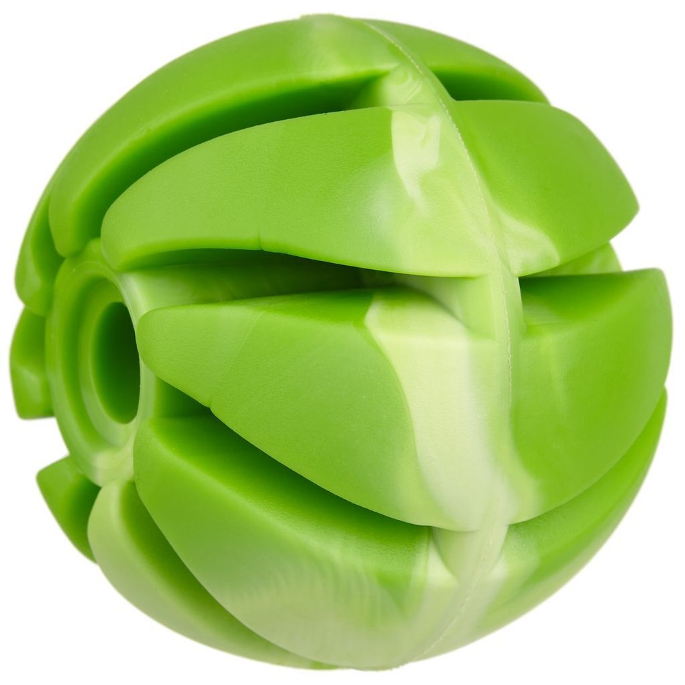 Dogline Spiral Ball 1.54″ (4cm) Green