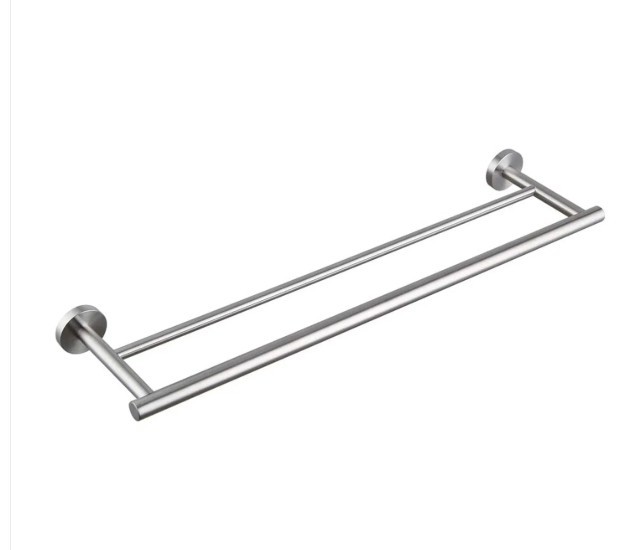 23.6 Inch Double Towel Bar, Bathroom Towel Bar Wall Mount, 304 Stainless Steel B