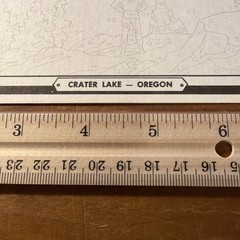 1970 Venus Paradise Color by Number Global Scenes Collection Crater Lake Oregon
