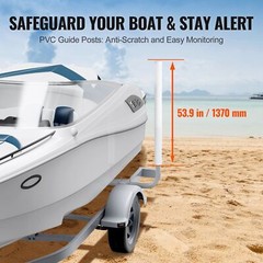 Marine Trailer Guide Set, 60” Flexibly Adjustable, Dual Rust-Resistant