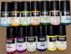 Liquitex Professional 13 Acrylic Gouache Colors 2oz Paint Bottles NEW Art Artist