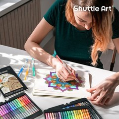 120 Gel Pens Set with Bonus Book
