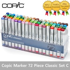 Copic Twin Marker 72 Piece Twin Classic Set C – Artist Markers Anime Comic Manga