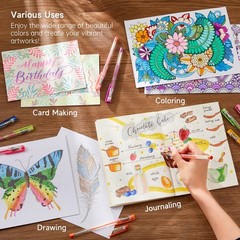 Shuttle Art 360 Pack Gel Pens Set, 180 Colors 1 Count (Pack of 360), 360