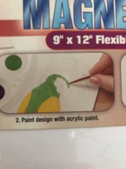 2 Pack Flexible Magnetic Sheets 9×12 Canvas Nicole White Craft Magnets