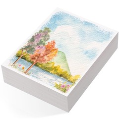 80 Sheets 5×7 Inch Watercolor Paper for Watercolor Drawing Paint Paper