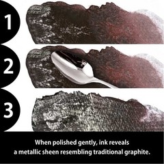 Kuretake GANSAI TAMBI GRAPHITE COLORS, 6 6 Count (Pack of 1), Graphite Colors