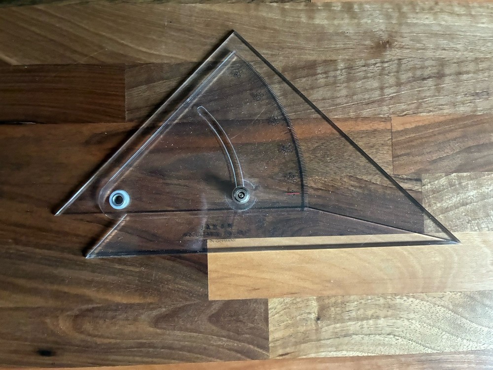 Jakar Adjustable Set Square – 10″ (250mm)