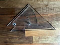 Jakar Adjustable Set Square – 10″ (250mm)