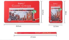 Giorgione Classic Triangular Grip Colour Pencil 12/24/36/48/72 Color