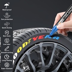 Tire Marker Pens 8 Pack Waterproof Paint Pens for Car Tire Lettering