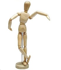 12” Artists Wooden Manikin Jointed Mannequin Perfect for Home Decoration / D…