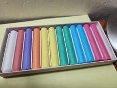 NOS Vintage Binney & Smith Kleerwae Colored Dustless Chalk JBx27